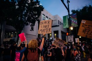 Protestas contra el racismo en Estados Unidos. 